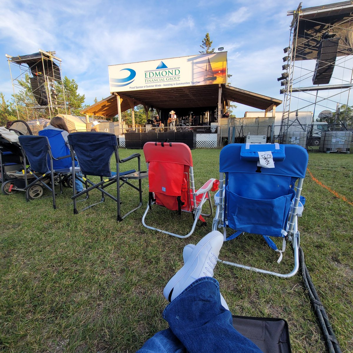 Trying to find the Bomber game, and I ended up at a music festival, lol

#VictoriaBeach 

#ForTheW 

Let's Go Bombers!