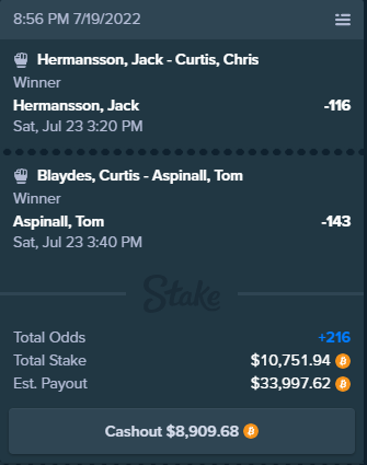 Made a bunch of parlays for tmrw but if this hits 5K to 1 random person. GL i pray for u and me <a href="/Stake/">Stake.com</a> #StakePartner