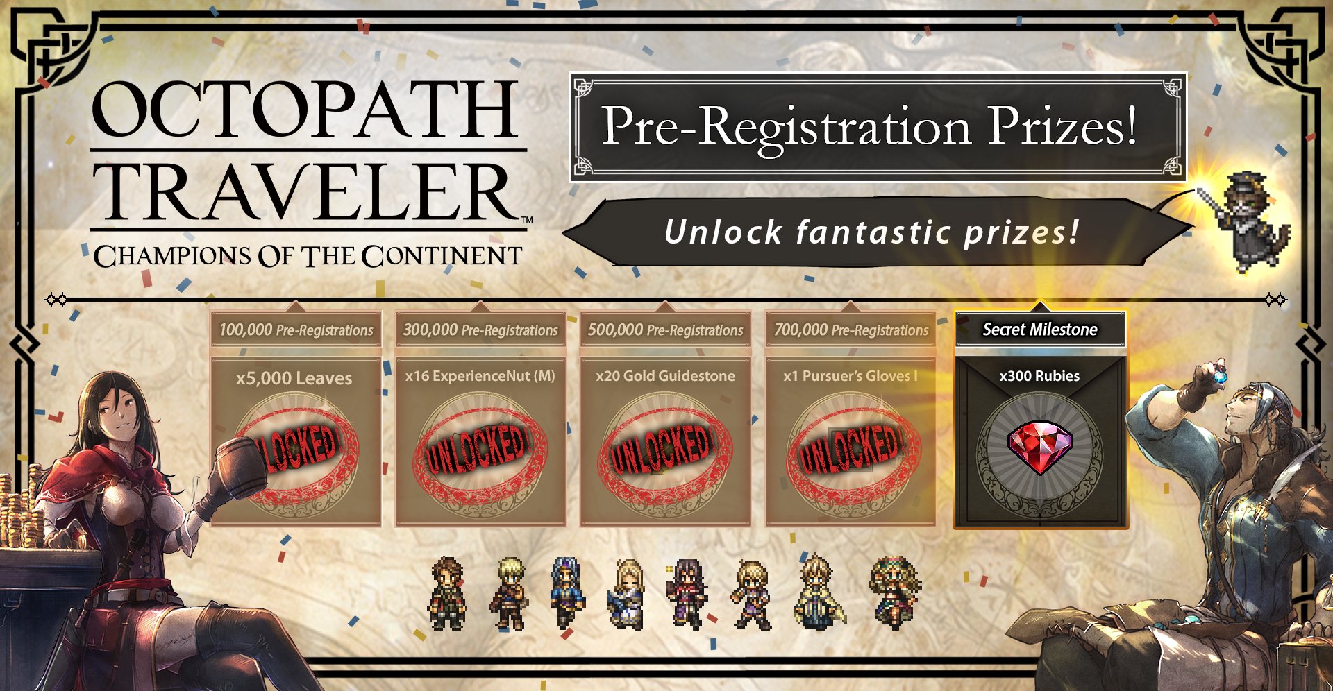 Octopath Traveler: Champions Of The Continent Hold Launch Event