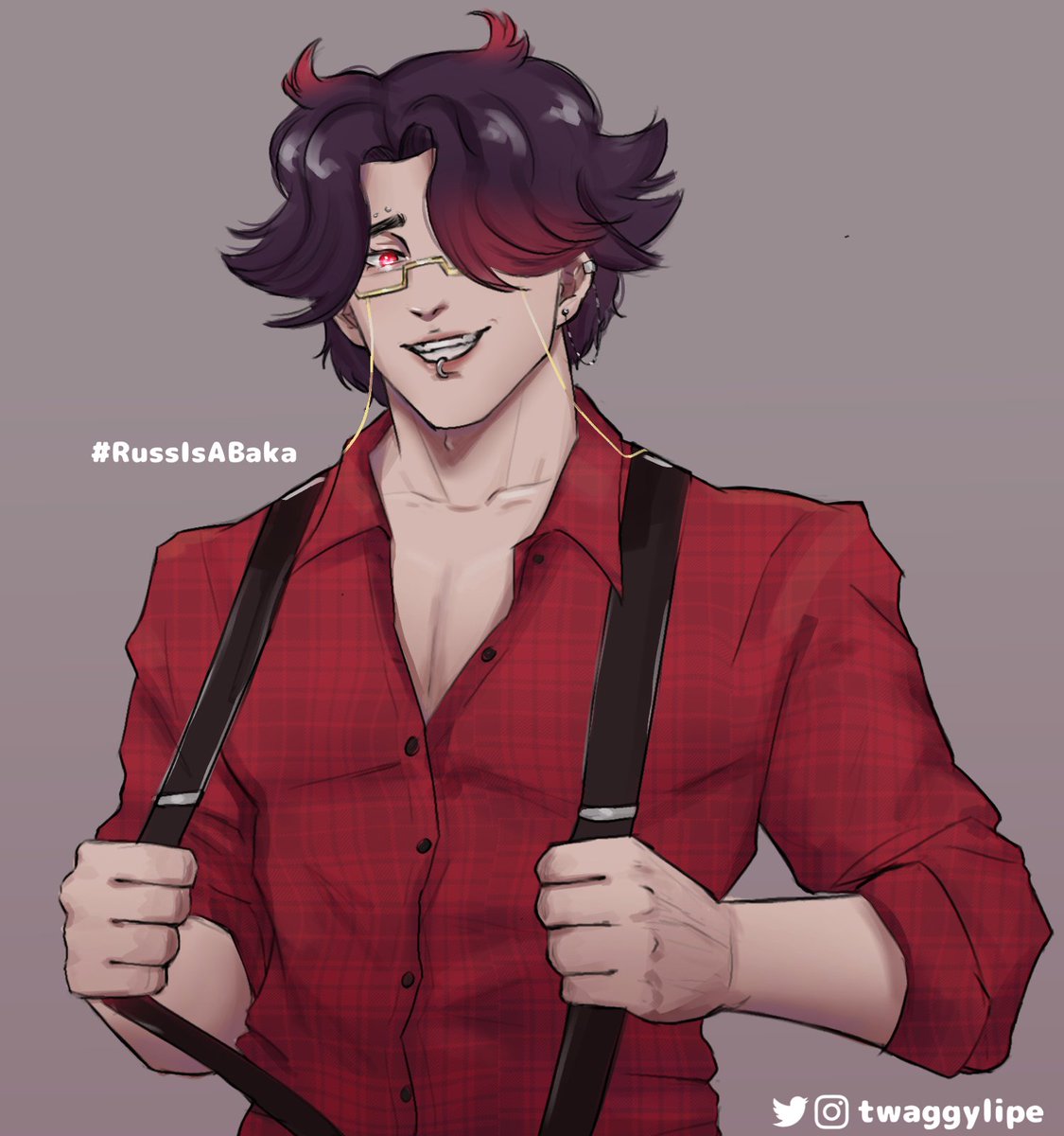 twaggylipe's tweet photo. AYOOO RUSS CONGRATS HITTING 1K~~~~
I gave em man boobies cuz y not >:D
#RussIsABaka #art #dtiys https://t.co/NXzLtmKo9e