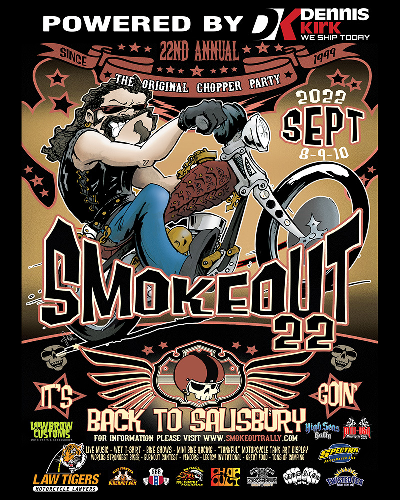 LowbrowCustoms's tweet photo. If you've never been to @thesmokerally, we recommend you go! Always wicked times β‘οΈ See ya September 8-10! π
#lowbrowcustoms #lowbrowlife #motorcycleshow #glorydaze #vintage #harleydavidson #buildmotorcycleshavefun #builtnotbought #ridewrenchrepeat #keepitsketchy #choppershit https://t.co/iTGWse2WmM