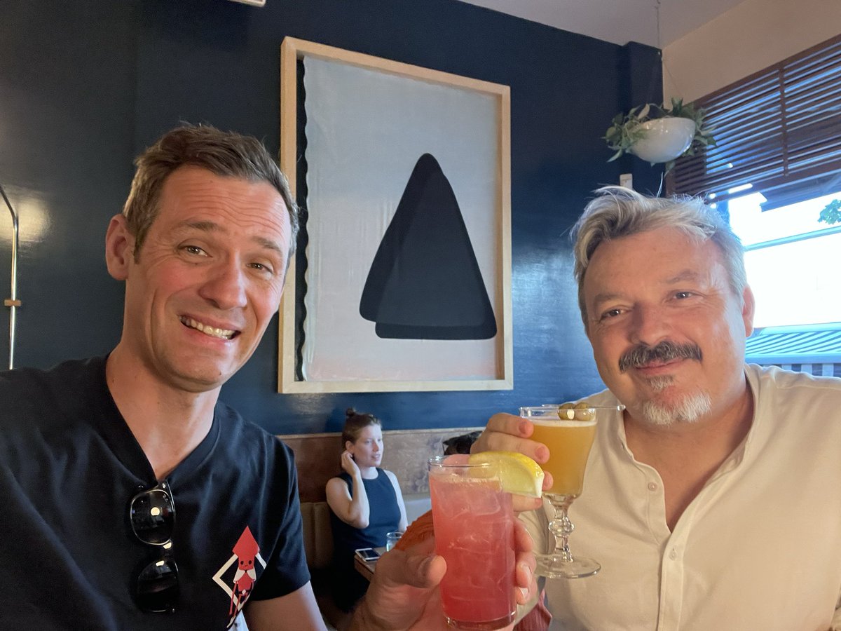 Take_Toch's tweet photo. Dev Launch party after a lot of years !! Steamboat Poly is out made by only two guys :) #party #indiedev #polypeak https://t.co/cStOaUM6lq