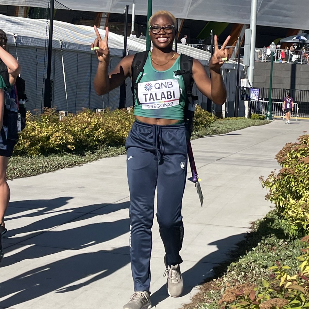 Yemi runs a split of 10.87 on the second leg as Ireland goes for a time of 44.48 at the World Championships. 

We are so proud 🫶

#MavUp