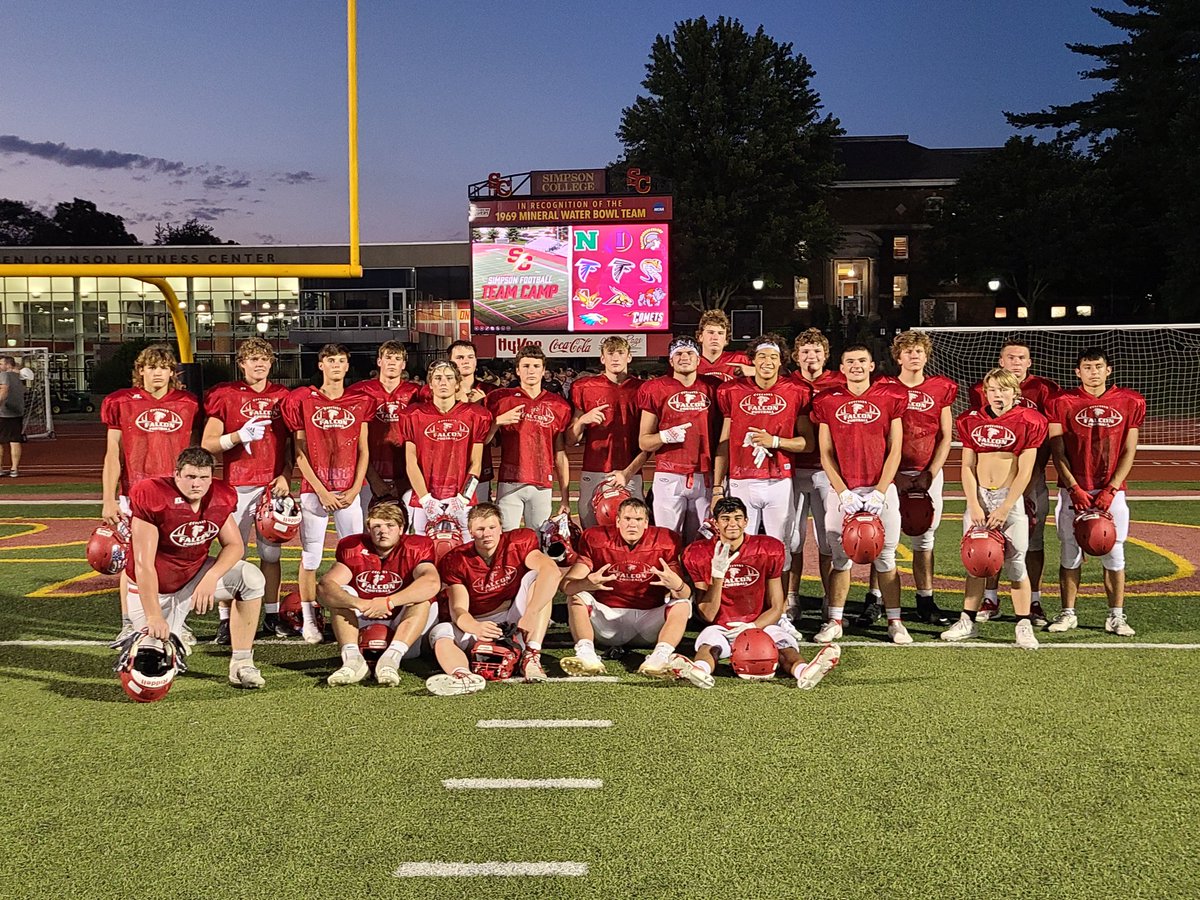 A fantastic finish to a 🔥🔥 night for Camp 4 King of the Hill!!  Was a close battle but the West Sioux Falcons <a href="/WestSiouxFB/">Coach Schwiesow</a> came out on top and are King of the Hill for Camp #4