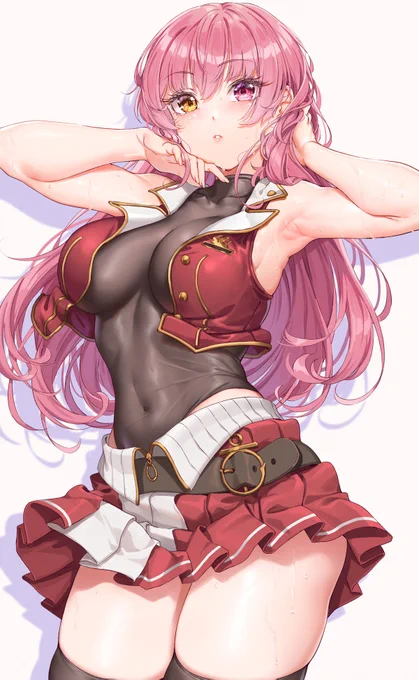 汗
#宝鐘マリン 