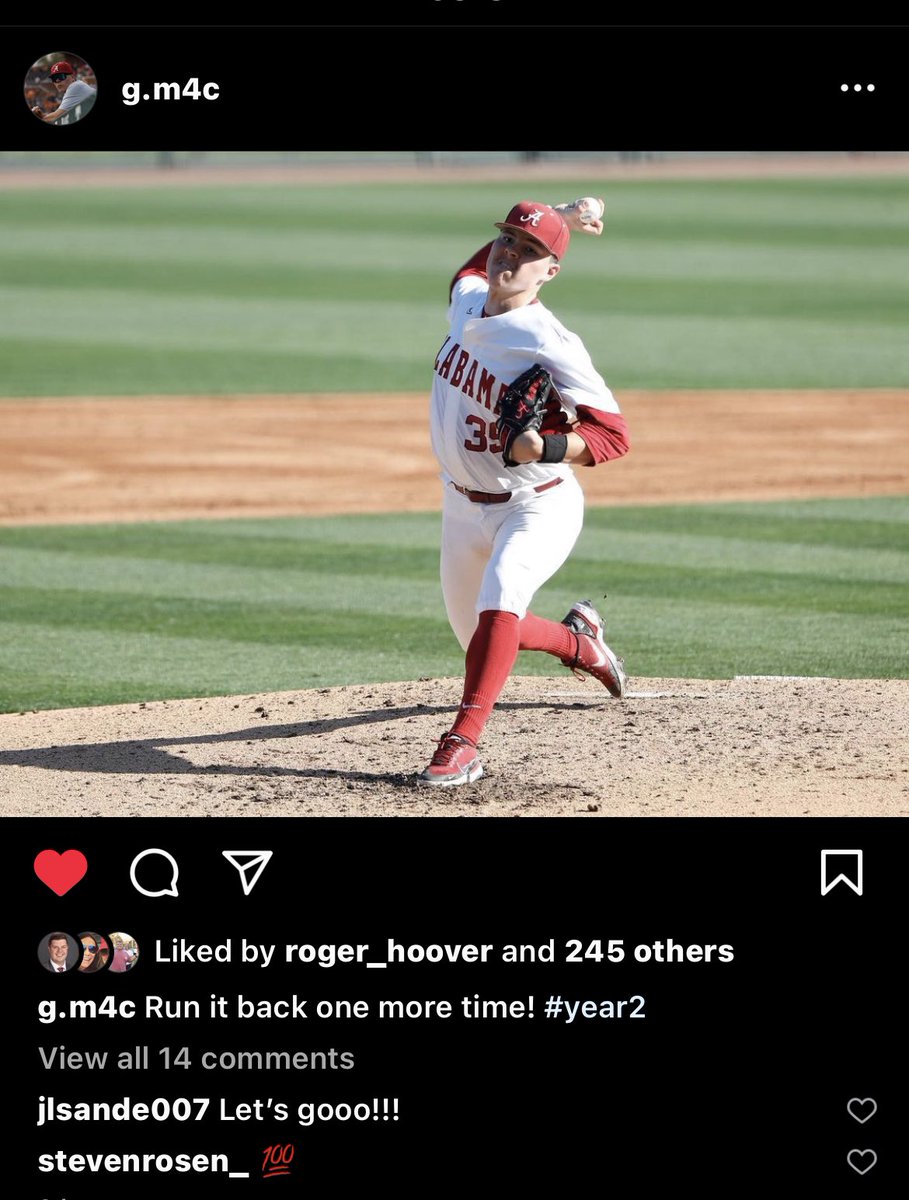 LETS GOOO <a href="/Gmcmillan09/">Garrett McMillan</a> 🔥 #RageOn #RollTide