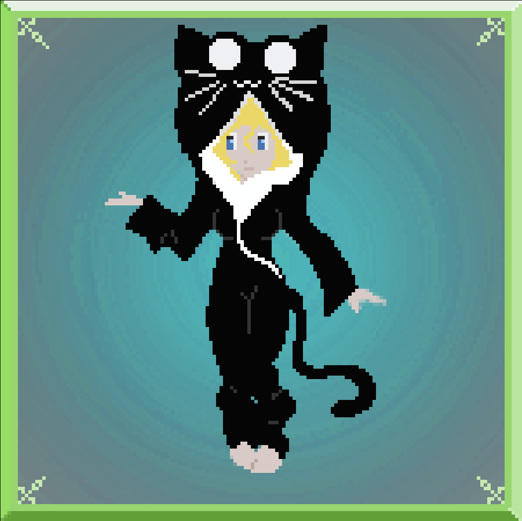 RedSilverSeven's tweet photo. A normal girl about to sleep in her Kitty Pijamas. Sleep is important! #nft #nftart #NFTcommunity #NFTcollection #pixelart #kingdomgirls https://t.co/Uyd17B9p45