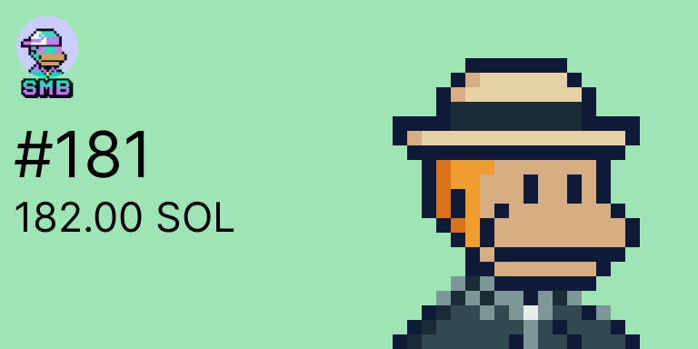 SMB_SalesBot's tweet photo. 🙉 SMB #181 SOLD for 182.00 S◎L
💵 $7,514.78 USD

→ https://t.co/skYCUpHQUg

🐒 @solanambs

📝 https://t.co/XUE7LAu8hE https://t.co/G6wHOXu2iP