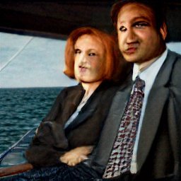 catclawtheatre's tweet photo. "Mulder and Scully on a boat" might be my most aesthetically pleasing Craiyon query yet. 

#craiyon #JSHcraiyon https://t.co/9GqbeaE4z6