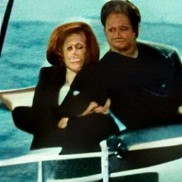 catclawtheatre's tweet photo. "Mulder and Scully on a boat" might be my most aesthetically pleasing Craiyon query yet. 

#craiyon #JSHcraiyon https://t.co/9GqbeaE4z6