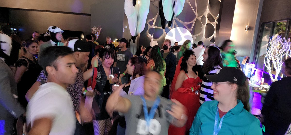FenixNests's tweet photo. Just got to the #BurtonBash at #SDCC2022. . . @jezzerzeus may have been pre-gaming https://t.co/QH8OXqxKLq