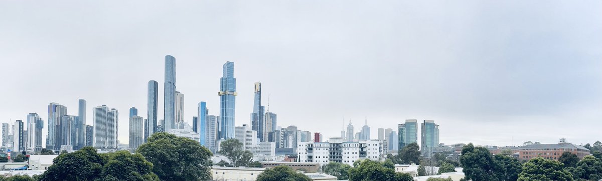 Rainy City skyline from my BnB
