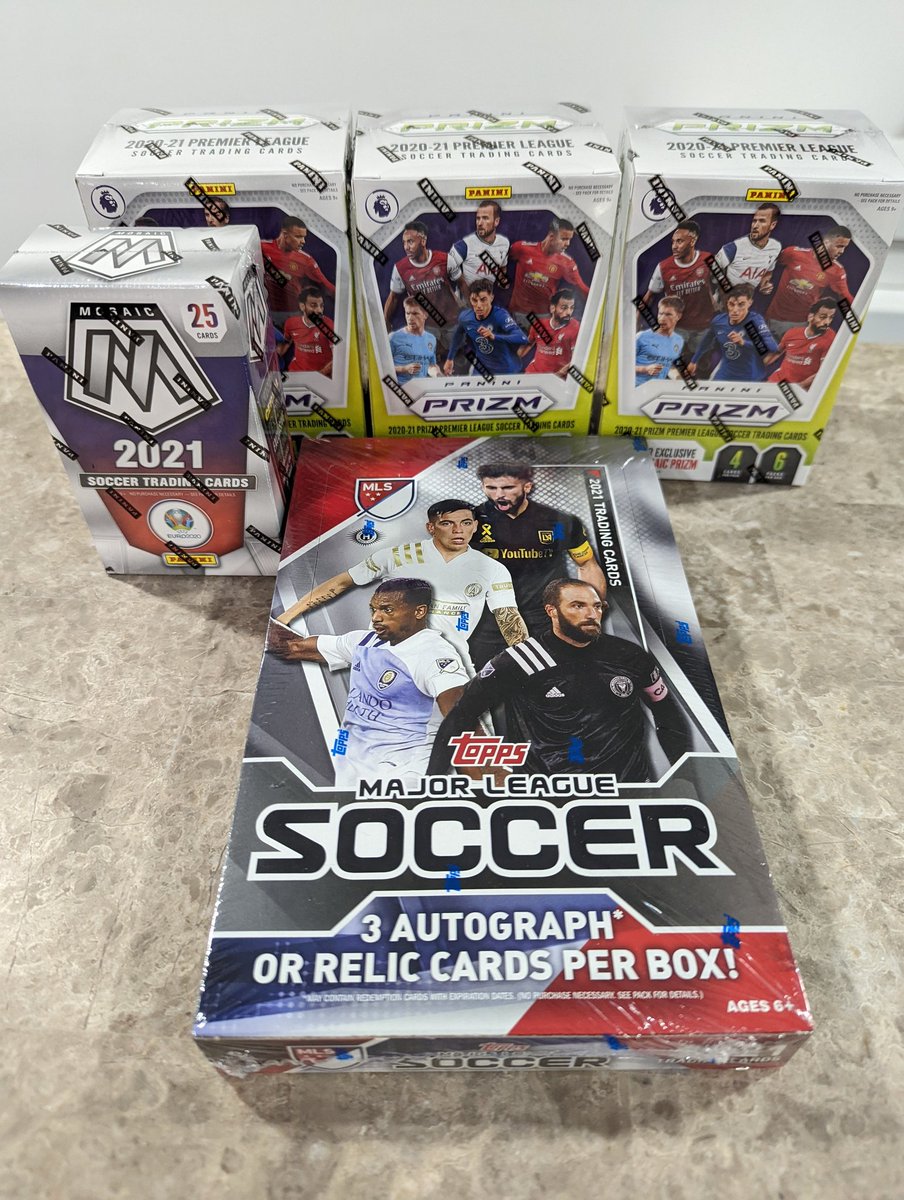 dcucards's tweet image. A few cheap boxes to satisfy the addiction #soccercards #mlscards #thehobby