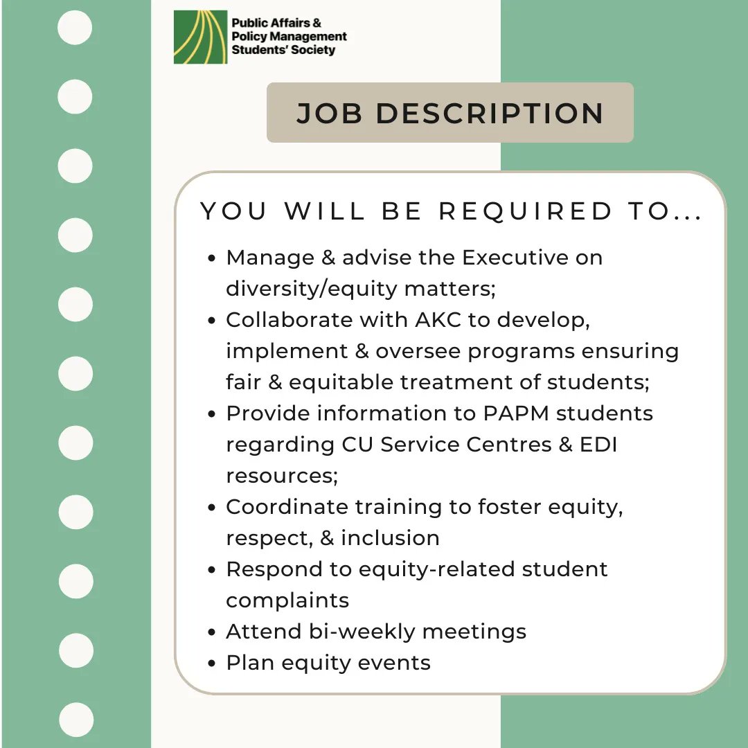 Applications now open for PAPMSS Equity Officer - link in bio! Deadline to apply is July 29th! 

Please be sure to review the qualifications and expectations and if you have any questions or concerns, please email us at contact@papmss.com
