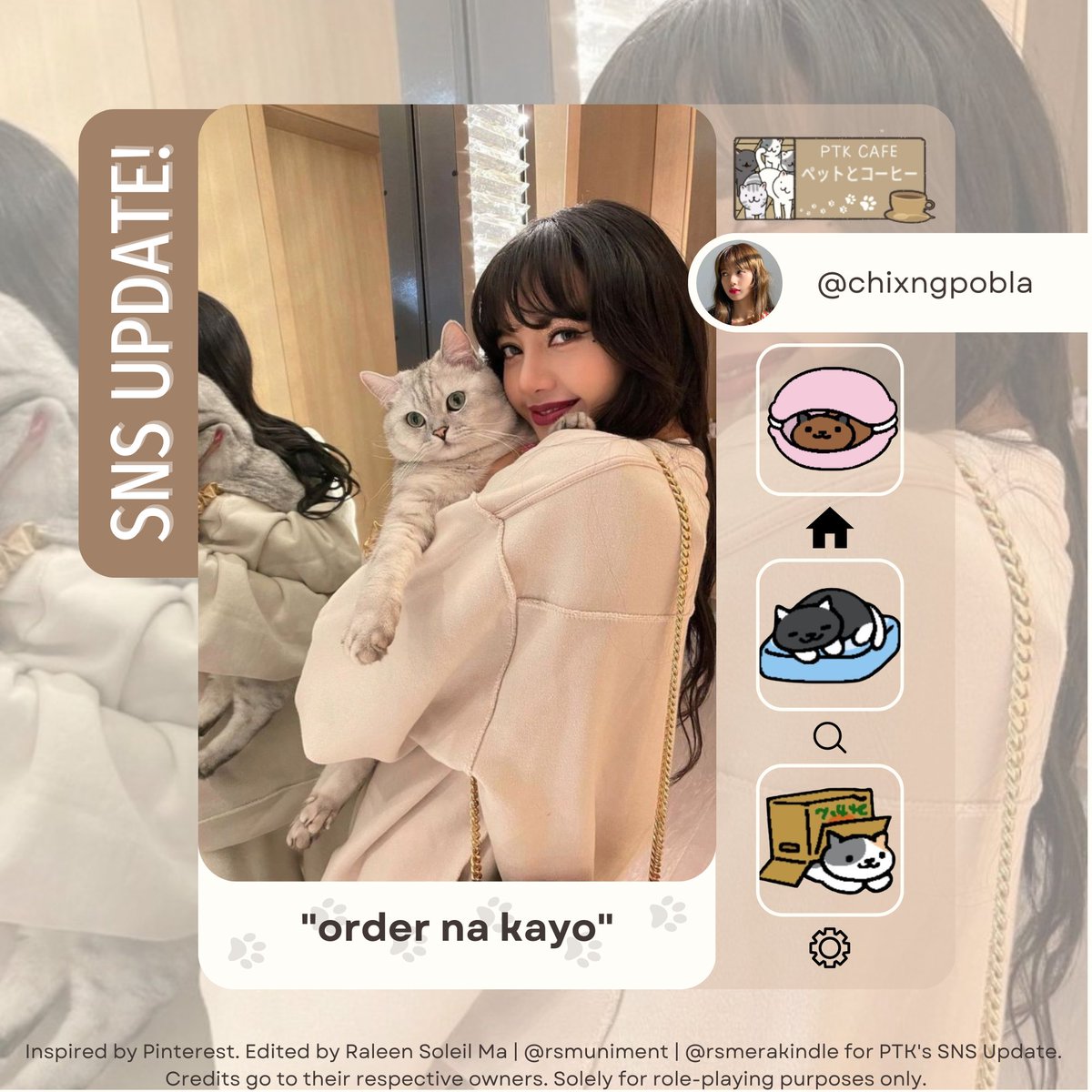 ⠀⠀ ⠀⠀ 

     chixngpobla.⠀ sns update  
     »  10:53 AM , 072322
     ¤  yangco road, baguio
     ⤷ hi mga ferson

⠀⠀