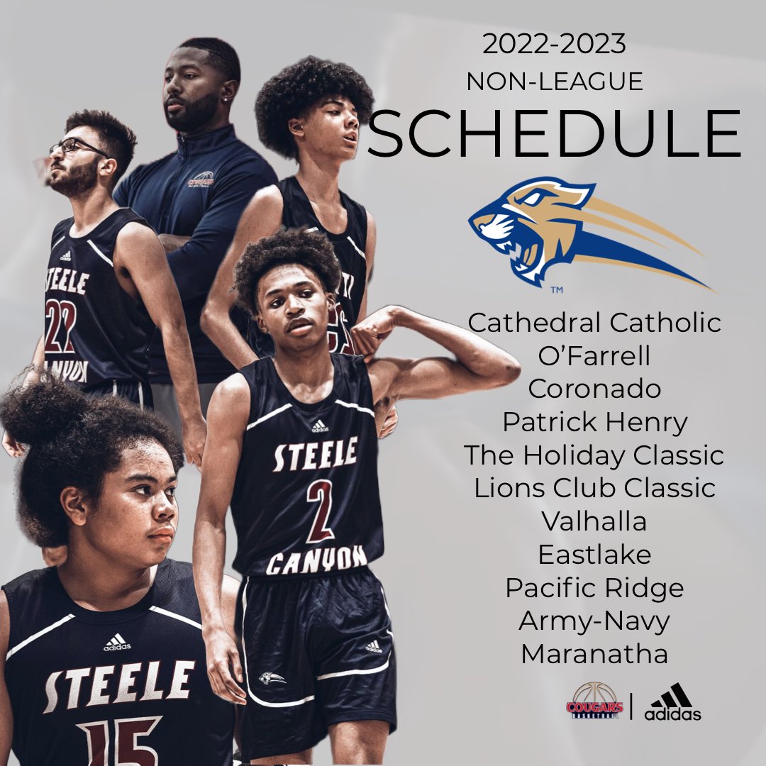 & IT'S DONE!! Here is our
non-league schedule for the 2022-2023 season.
#LetsGoCougars #APlayersProgram