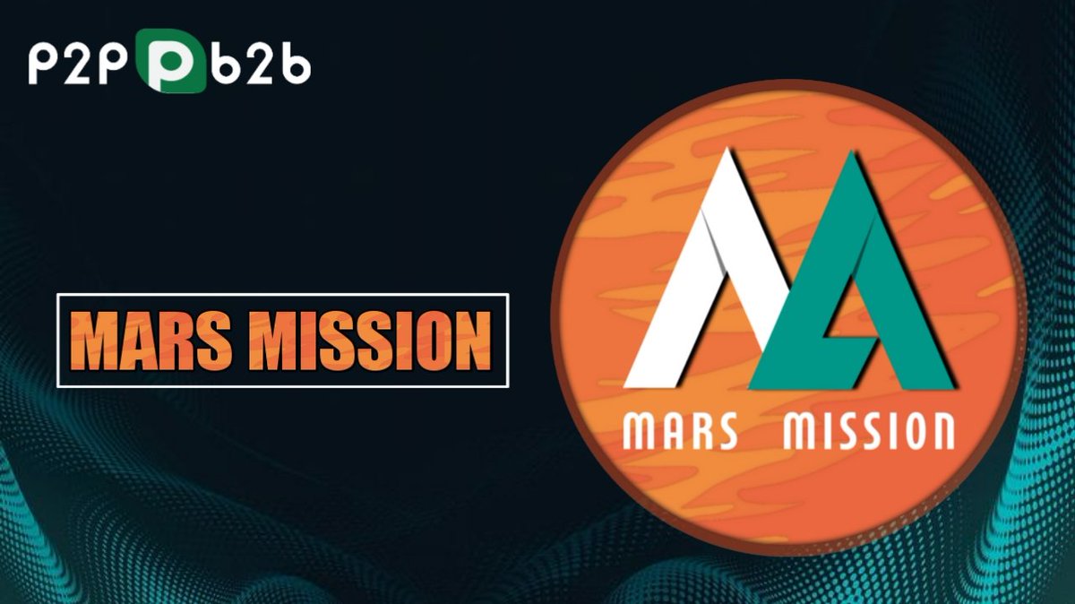 MarsmissionTwt's tweet photo. Mars Mission Launchpad session coming soon

The Launchpad session for Mars Mission starts soon on P2PB2B.
🔹You can buy MARS tokens with BTC, ETH, BNB, USD, USDT.
🔹Proceed to the launchpad: https://t.co/V3CHqM8bhY https://t.co/cEN4EhWpL1