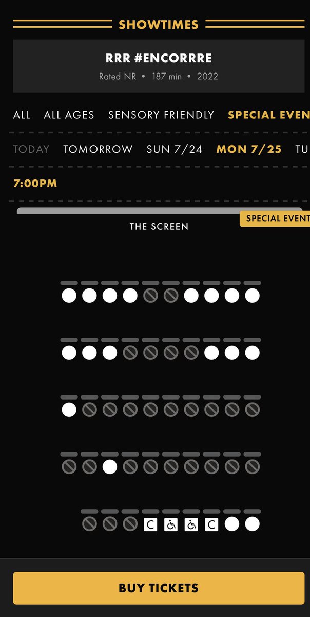 Its been 8 weeks #RRRMovie #encoRRre started. Still strong bookings especially in LosAngeles @DrafthouseLA Grab your tickets fast drafthouse.com/los-angeles/ev… @RRRMovie #RRR @VarianceFilms @sarigamacinemas