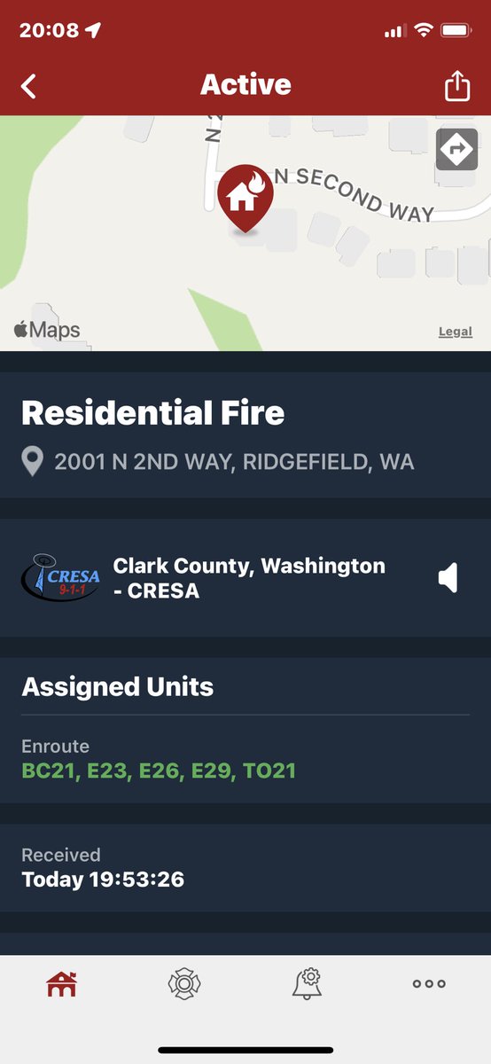 C_C_F_R's tweet image. Tower 21 dispatched to oven fire, upgraded to full structure fire. TO21, BC21 on scene. E23, E26, E29 responding. Fire attack underway, keep clear of the area.  #ccfr #yourfiredepartment #emslevy