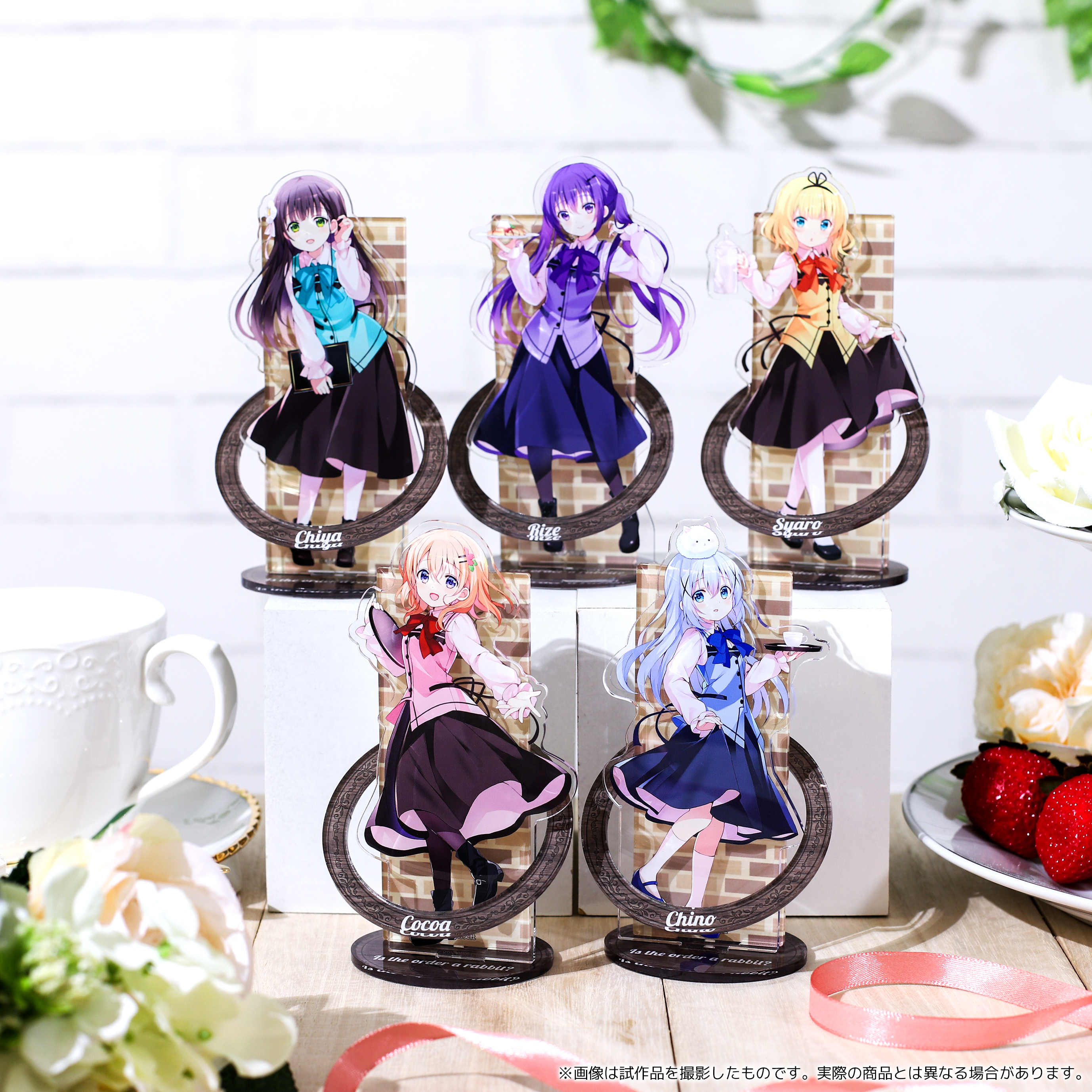 ア*ん様 ご注文はうさぎですか?展　Café Lumière 等身大スタンディ 等身大スタンディパネル／チノ（受注商品） | ご注文はうさぎ