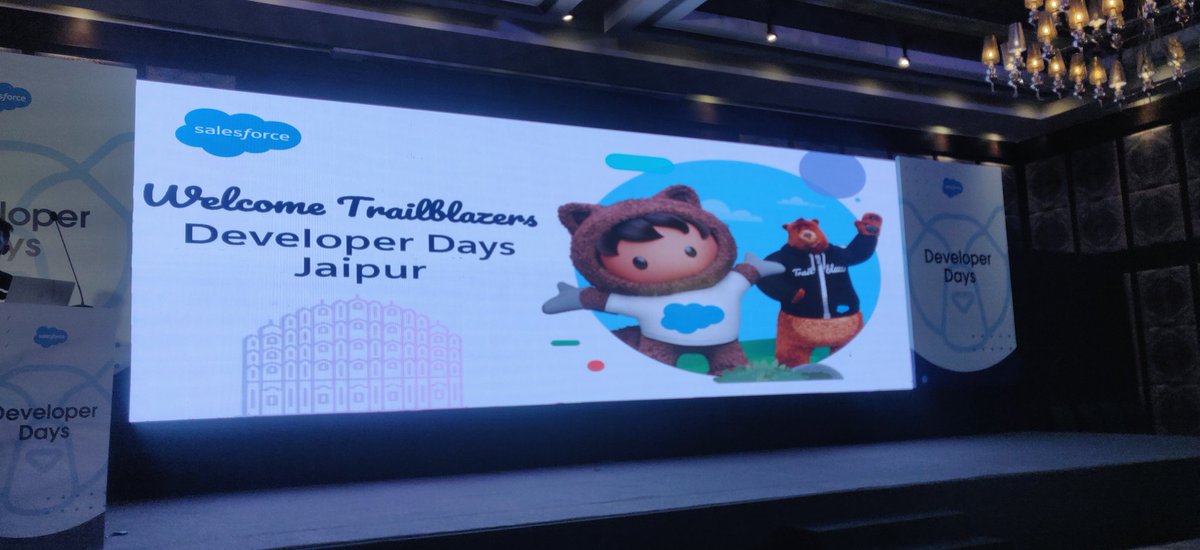 JagSalesforce's tweet image. We are all set for big event #developerdays #Jaipur