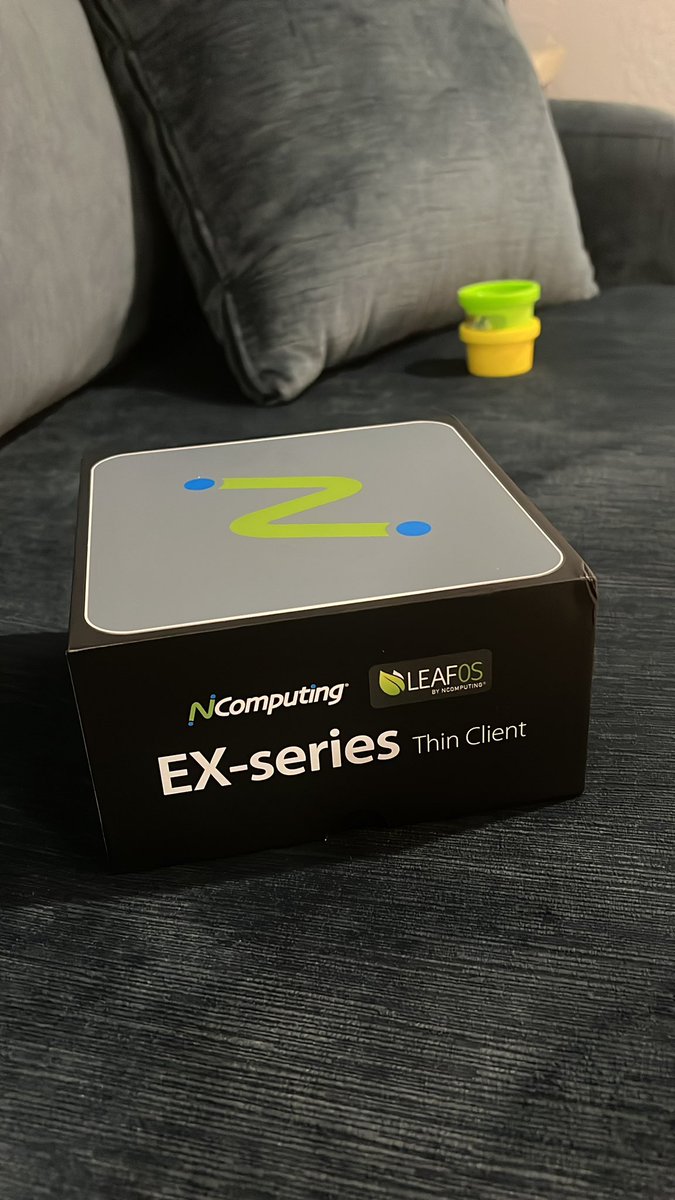 TonyCai's tweet image. Look what I got in the mail! @NComputing. Thanks for sending over your flagship product for testing! #EX500 #nComputing #AVD