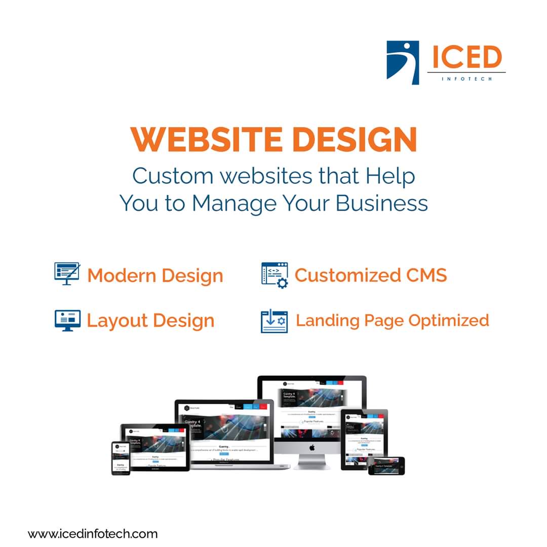 IcedInfotech's tweet photo. WEBSITE DESIGN: 
Custom designs that help you to manage your business.
.
📞 +91-9898574094
🌐 https://t.co/7l9o1YFEza
.
#icedinfotech #websitedevelopment
#websitedevelopmentcompany
#ecommercewebsitedevelopment
#websitedesigncompany #mobileappdevelopment https://t.co/MMgTmepqPB
