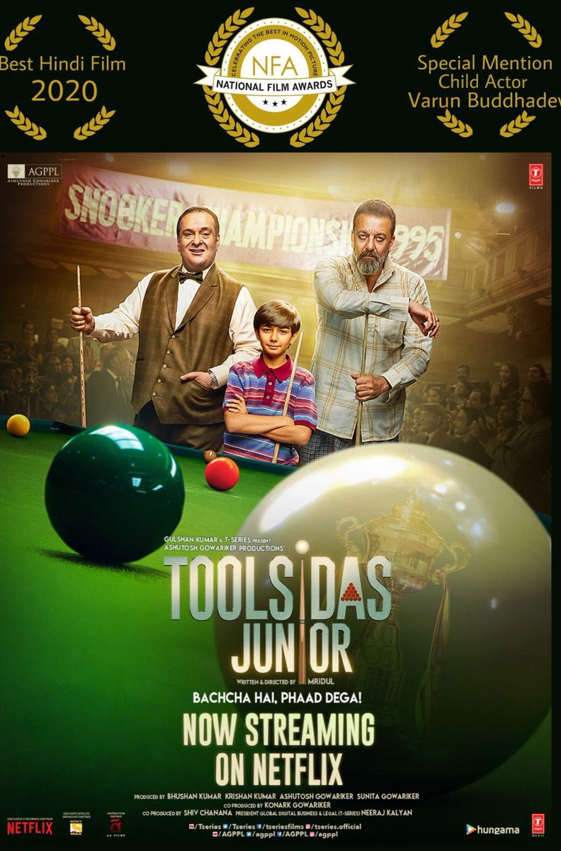 Happy that Chimpu’s (Rajeev Kapoor's) last movie 'Toolsidas Junior' has marked two wins at 68th National Film Awards . I am sure he must be smiling up there .