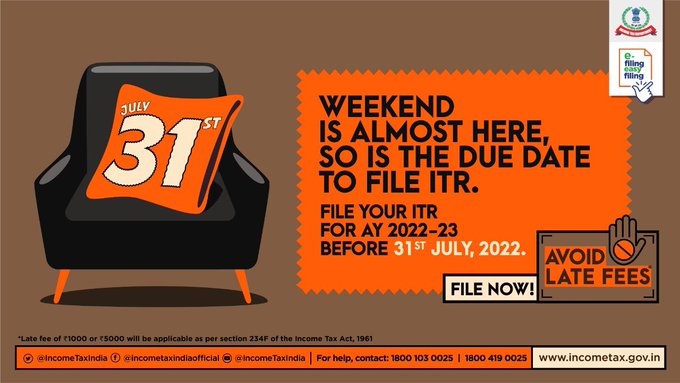 income tax return news today