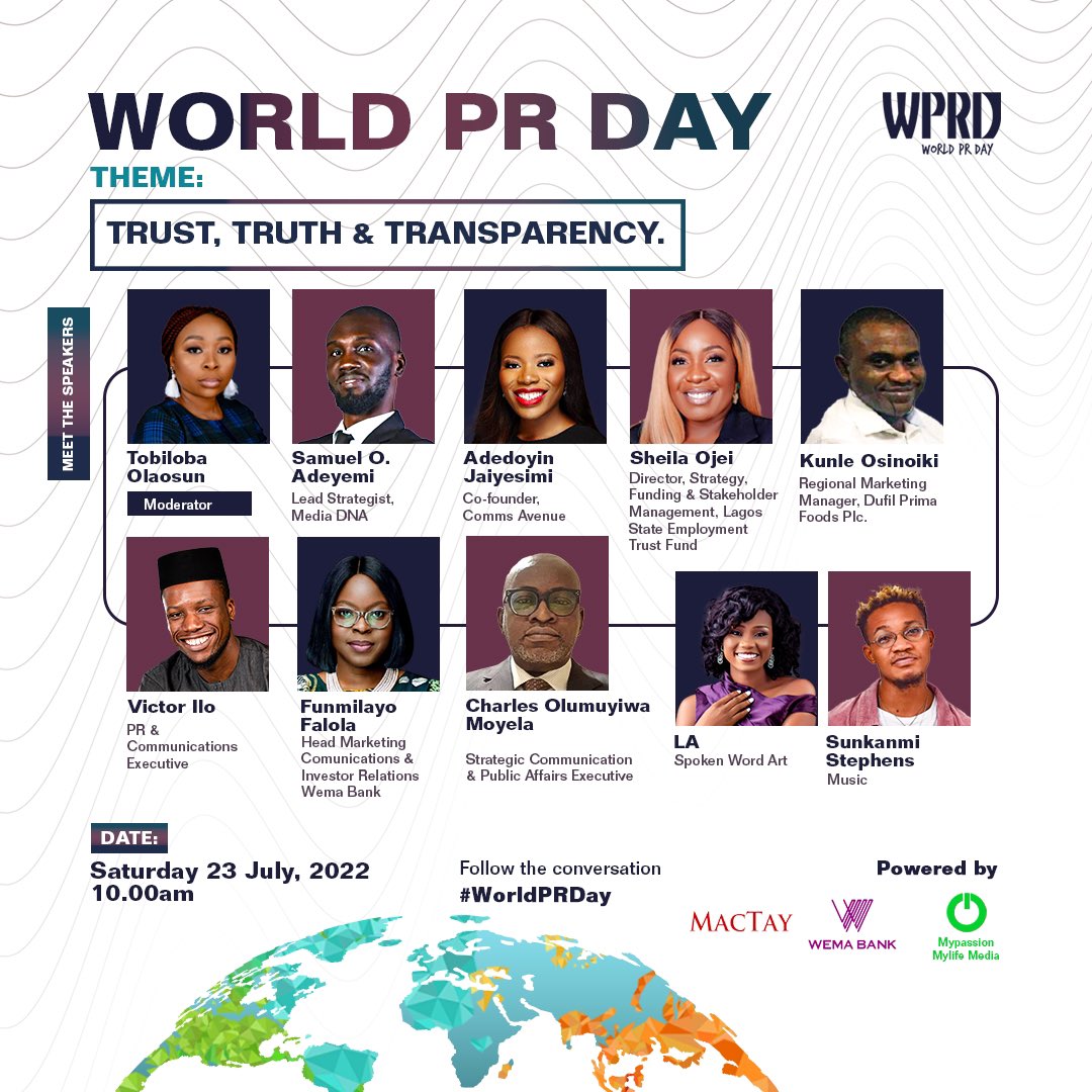 initobiloba's tweet photo. Live today!! PR conversations 2.0. We’ve given slots to undergraduates who will also have a privilege of being mentored by some of the PR Professionals. This is our way of creating opportunities we never had access to during our early years. #worldprday #discussingPR #WPRday💜🎉 https://t.co/oBDJVObbc4
