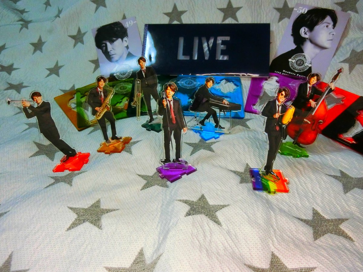 leaf504_anon719's tweet photo. 藤木直人さんのツアーグッズ
アクリルスタンド
私のバンド編成🎷🎺🎹🎤
クラッシックバージョンかな

残念ながらエレキ🎸、アコギとドラム手に入らず😢

でも素敵な仲間ができました✌️

#Naohito Fujiki Live Tour ver13.0-L-fifty
#藤木直人
#フジッキー
#ツアーグッズ
#アクリルスタンド
#楽器 https://t.co/EOfaFWQgwm