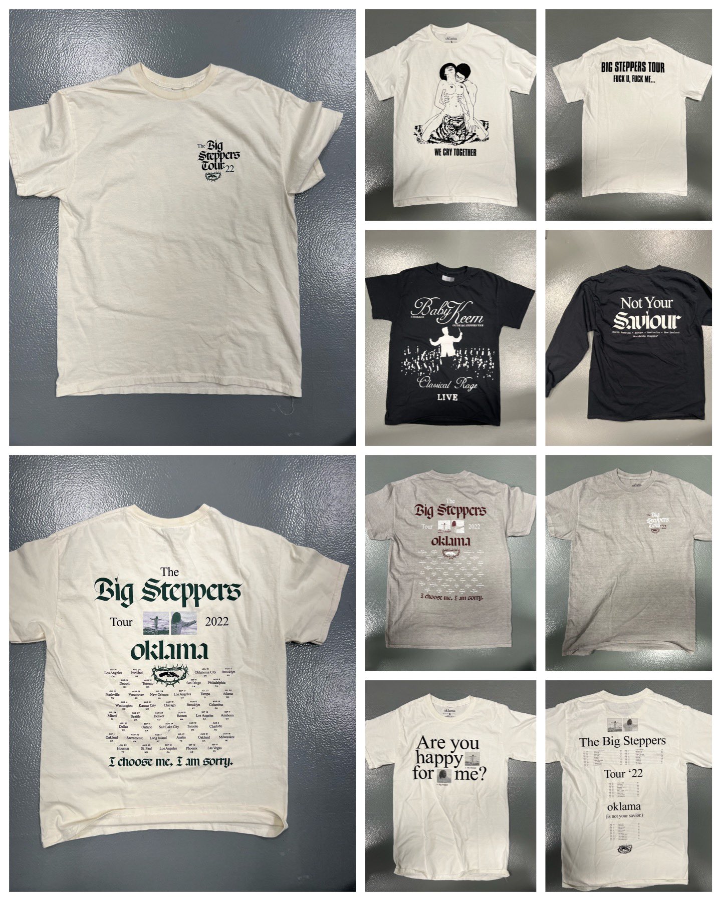 KENDRICK LAMAR BIBLE on X: Some of the merch available at the “The Big  Steppers Tour”  / X