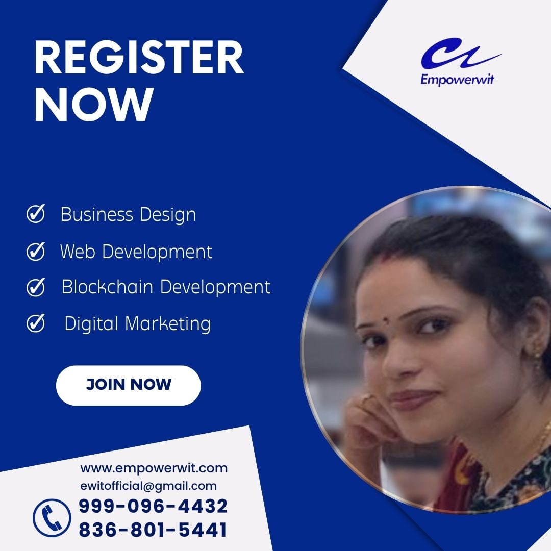 EWIT_Official's tweet photo. Join us to take online courses and achieve your learning dream being a Housewife...
#womenintech
#womenempowerment #GraduateHousewives #WomenInSTEM #JoinEmpowerwit
@EWIT_Official https://t.co/RL0JBrH4ra