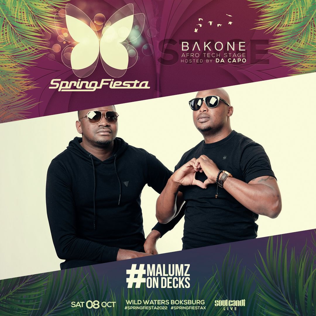 Let’s welcome <a href="/Malumzondecks/">Qhayiya Lam</a> to #BAKONE stage at <a href="/SpringFiestaSA/">Spring Fiesta</a> hosted by <a href="/DacapoSA/">Da Capo</a> - Tickets available at springfiesta.co.za