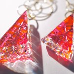 切り子のアクセサリー夏にぴったり♪個展があるみたい!
