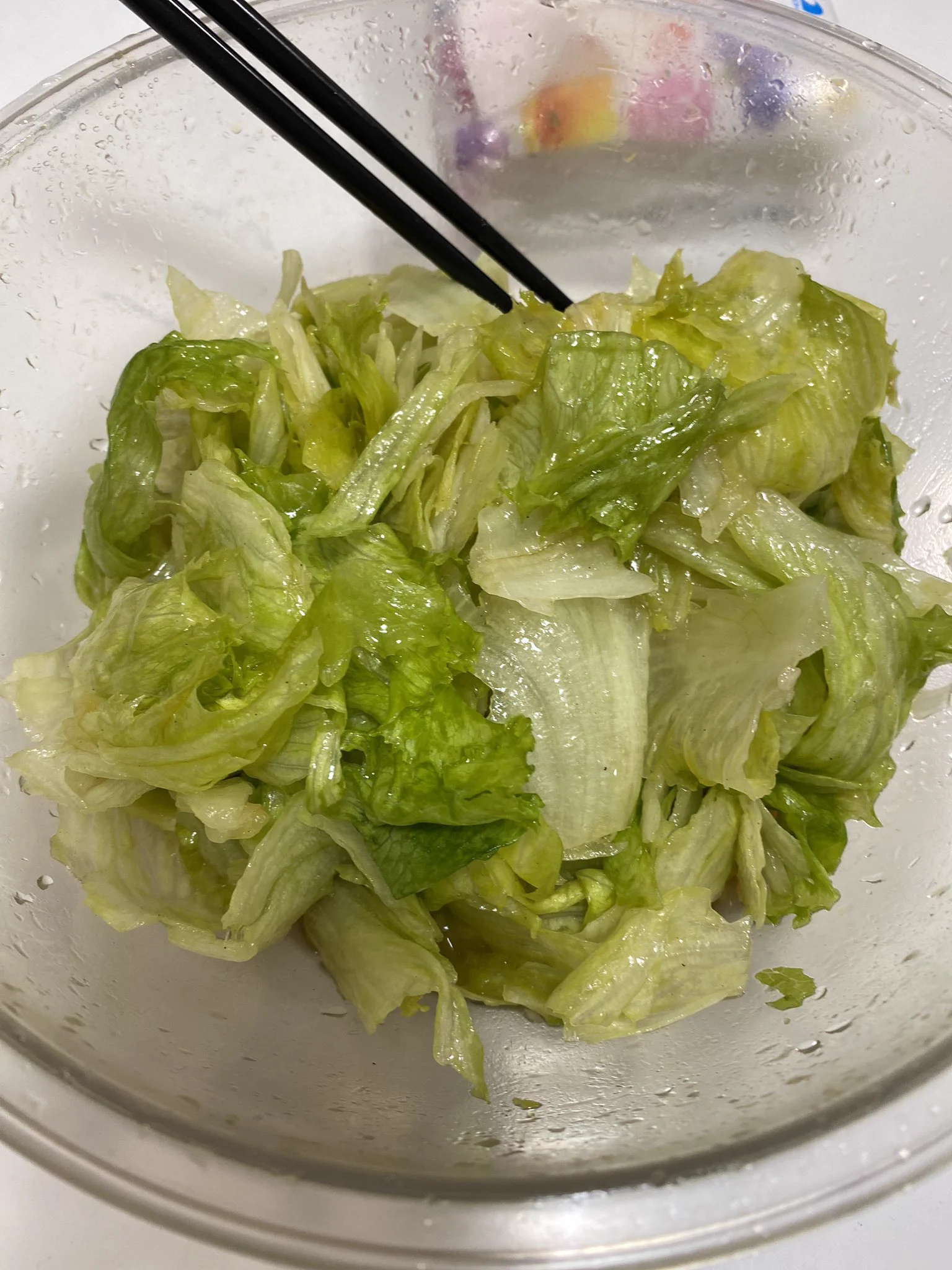 レタスひとたまでつくってみました  