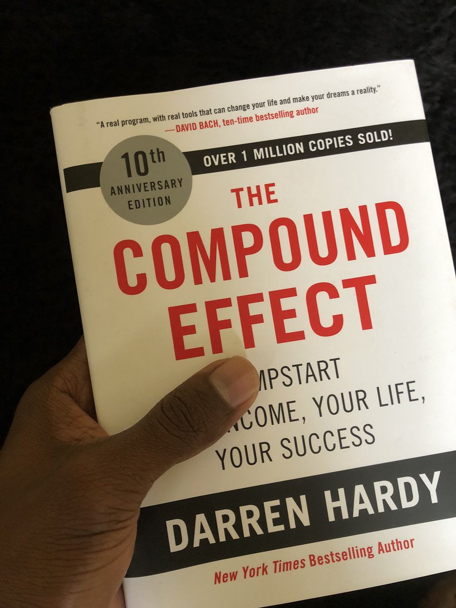 “No matter what you learn, what strategy or tactic you employ, success comes as a result of the Compound Effect”  Thank you <a href="/mahiribooks/">Mahiri Books</a>