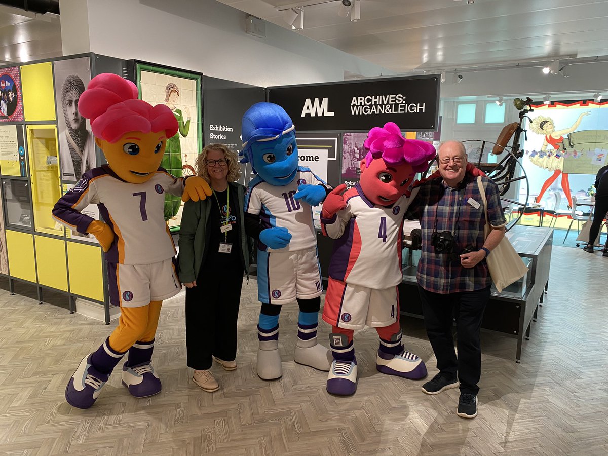 We love welcoming new visitors to the archives 😁⚽️
#UEFAWomensEuro2022 
<a href="/ArchiveWigLeigh/">Archives: Wigan & Leigh</a> 
<a href="/WiganCouncil/">Wigan Council</a> 
<a href="/HeritageFundNOR/">The National Lottery Heritage Fund North</a>