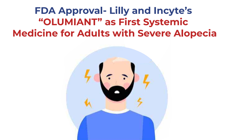 DrscEditorial's tweet photo. Olumiant (baricitinib), a JAK inhibitor is the first and only systemic medicine approved for the treatment of severe Alopecia Areata in adult patients.
Read full article at- https://t.co/jMYrFU96tK
For more info reach us at-  https://t.co/7MQ4VUHDXt

#USFDA #alopecia  #olumiant https://t.co/XmivZJhthd