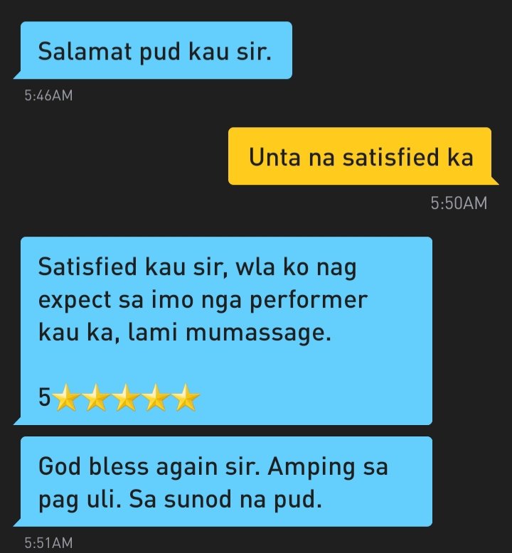 tansan2139's tweet photo. Satisfied client!🤗.thanx sir sa sunod napud.🍑💦🍆😊
#altertagum 
#tagumtop 
#tagumdiscreet
#LegitMassage https://t.co/hbk57kVbUp