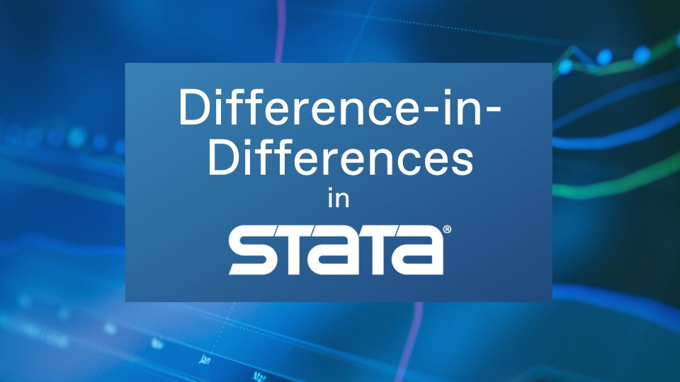 Difference-in-differences is one of the most popular methodologies for causal inference. Unlock this feature and so many more using Stata.

Learn more about the Diff-in-Diff Stata feature here: bit.ly/DiD-Stata-Feat…

#Stata #DiffinDiff #DifferenceinDifferences