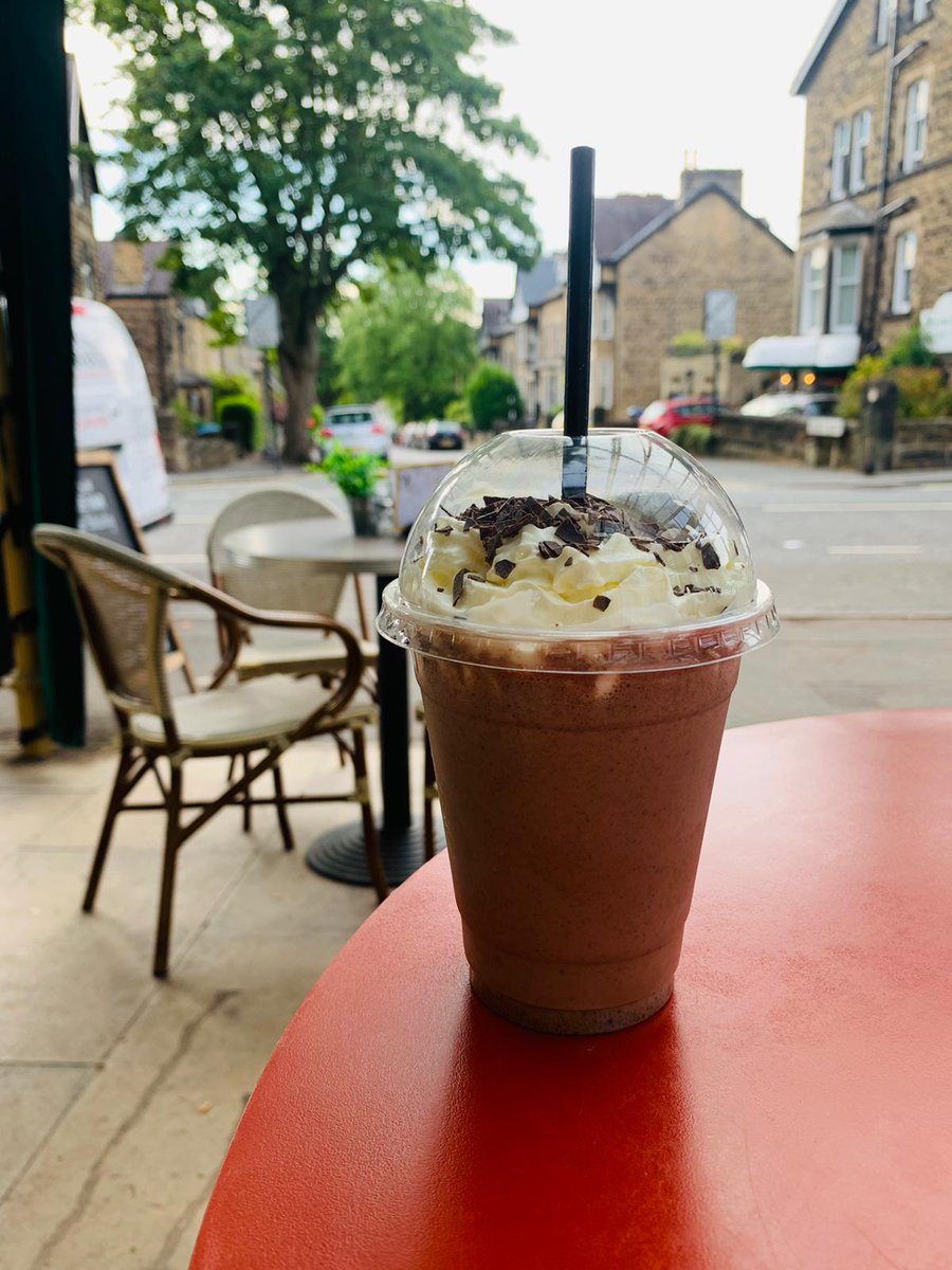 Chocolate brownie milkshake. Just £3.95