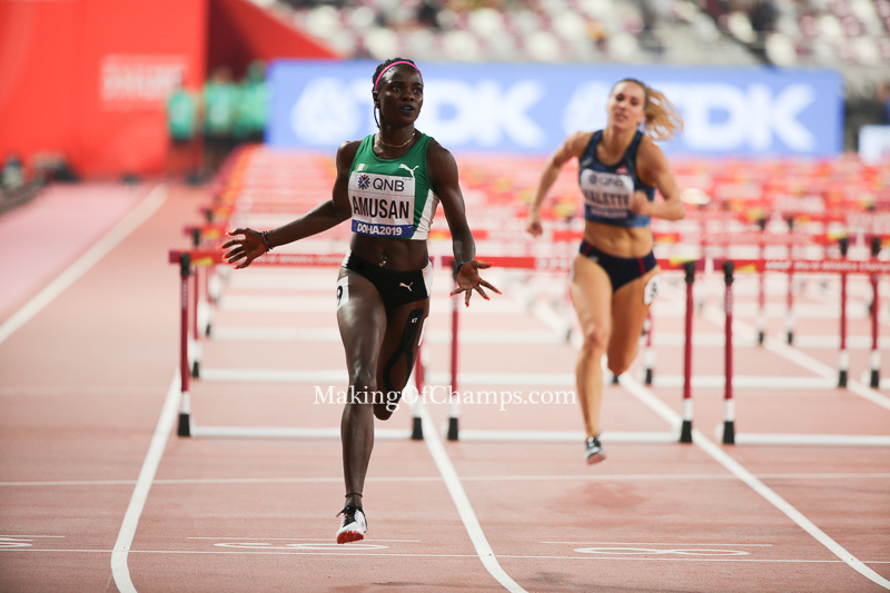 MakingOfChamps's tweet image. 📢📢Tobi's Day! African Record holder &amp;amp; Naija queen, Tobi Amusan will commence her 2022 #WorldAthleticsChamps campaign, competing in heat 3 of the women's 100m Hurdles. 

⏲️ - 7.34pm (Nigerian time) 

#NaijaNoDeyCarryLast 🇳🇬