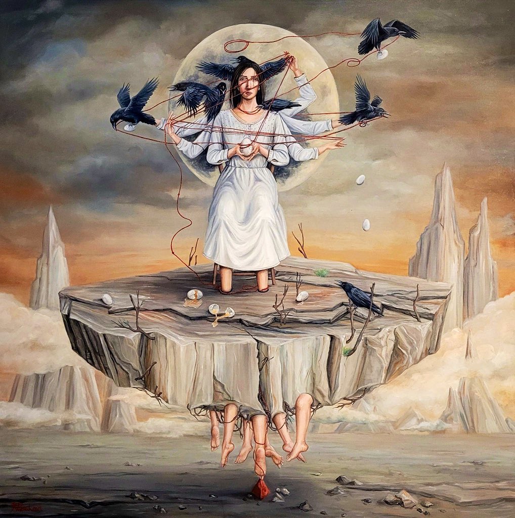 shashxg's tweet photo. These 4 artworks independently, as well as  collectively, tell such powerful yet amazing stories.

Keep an eye on these artists 

@Hanikhazaee 
@aghaei_saeede 
@Mahsaabedi_art 
@ZahraParkah 

GM https://t.co/ppBOMb0dhf