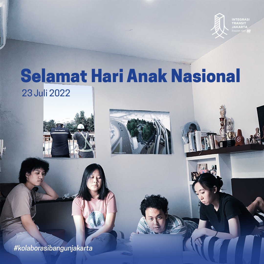 ITJ_MRTJ's tweet photo. Sobat ITJ, weekend kali ini bertepatan sama Hari Anak Nasional, nih. Rencananya pada mau ke mana?

Yuk, ajak anak #BalikkeTaman biar nggak di rumah dan main gadget terus :)

IG: @TamanLiterasi.jkt 

#IntegrasiTransitJakarta
#TamanLiterasiMarthaTiahahu
#KolaborasiBangunJakarta https://t.co/Gv4xfFI0Eq
