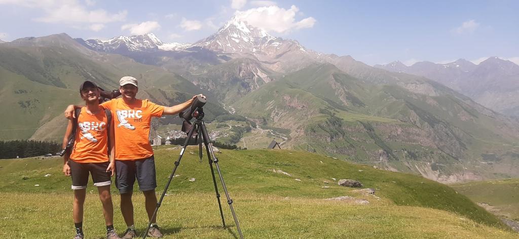 mariamardelgad1's tweet photo. First exploration of the Caucasian mountains looking for snowfinches. We definitely found a new interesting area where to start to study alpine birds. Project funded by @_OSME. Gaumarjos! https://t.co/jOiZqaIxKs