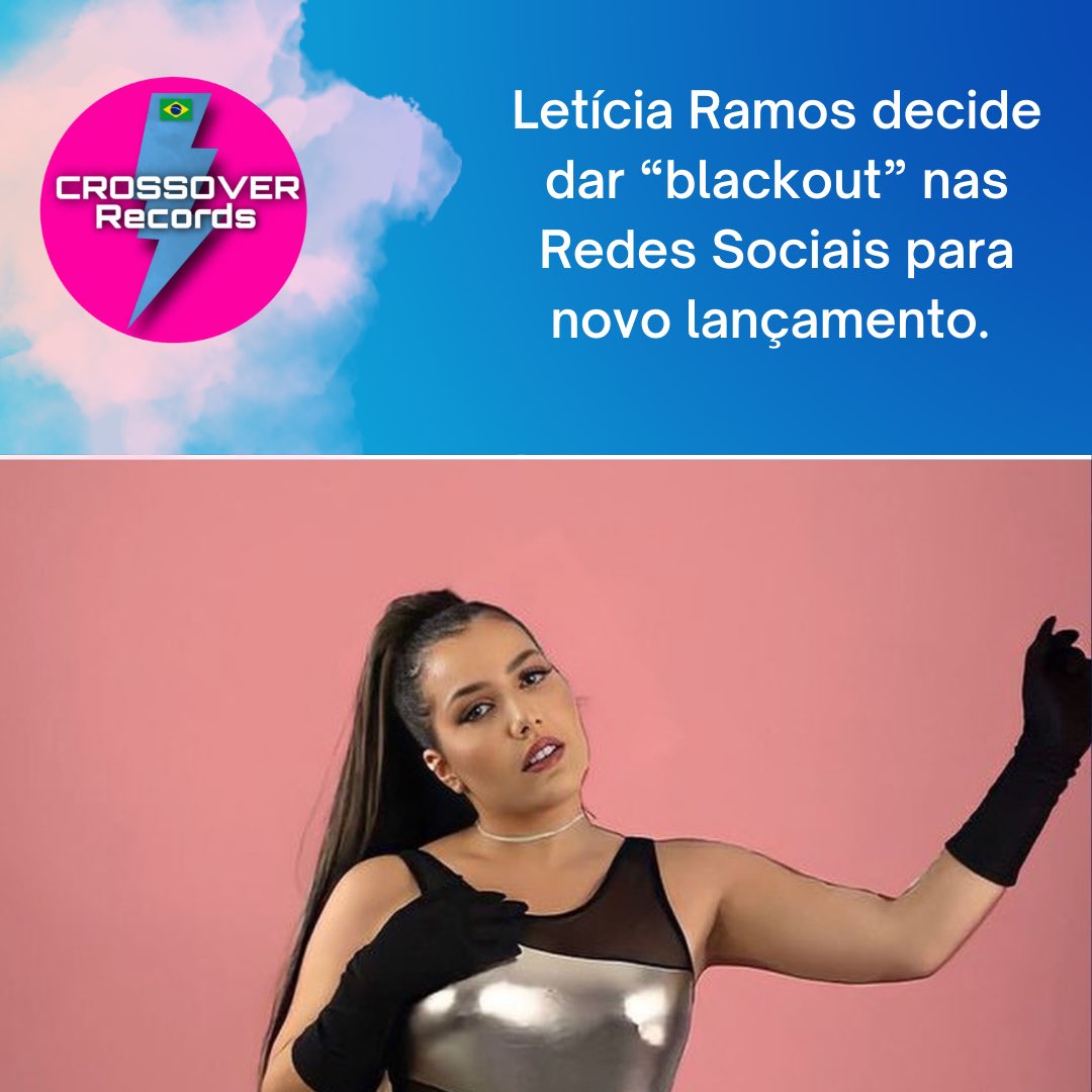 labcrossover's tweet photo. Letícia Ramos decide dar “blackout” nas Redes Sociais para novo lançamento. 

Leia a matéria completa em nosso site: https://t.co/hNKANmUKoP. 

#LeticiaRamos #CrossoverHouse #CrossoverRecords https://t.co/v5rV8yqePV