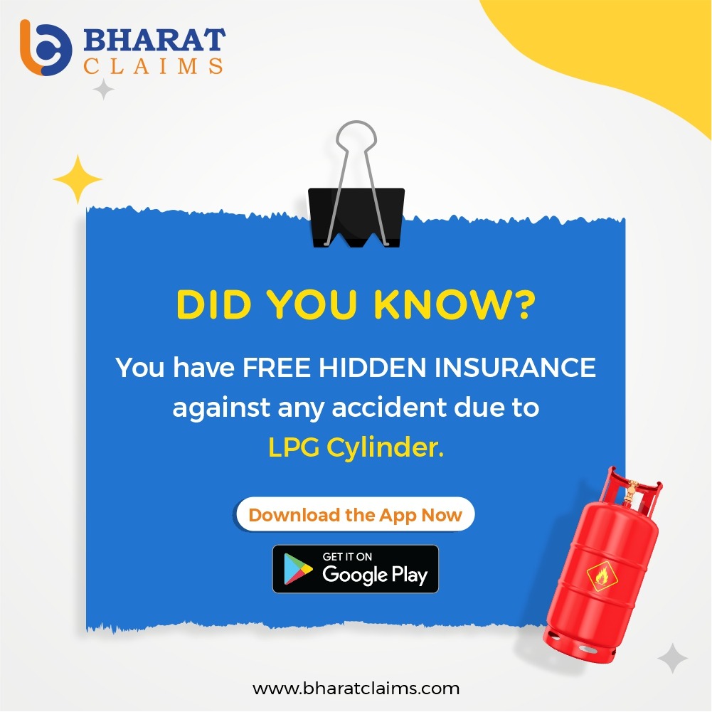 BharatClaims's tweet photo. Every LPG consumer has Rs. 40L insurance but claims are filled rarely due to a lack of awareness
#BharatClaims is here to unveil #hiddeninsurances only for you
Download the app now
PlayStore: https://t.co/zFQO3YD6A9
 #BharatClaims #AbBharatKaregaClaim #Insurance #LPGInsurance https://t.co/773L03o7nO