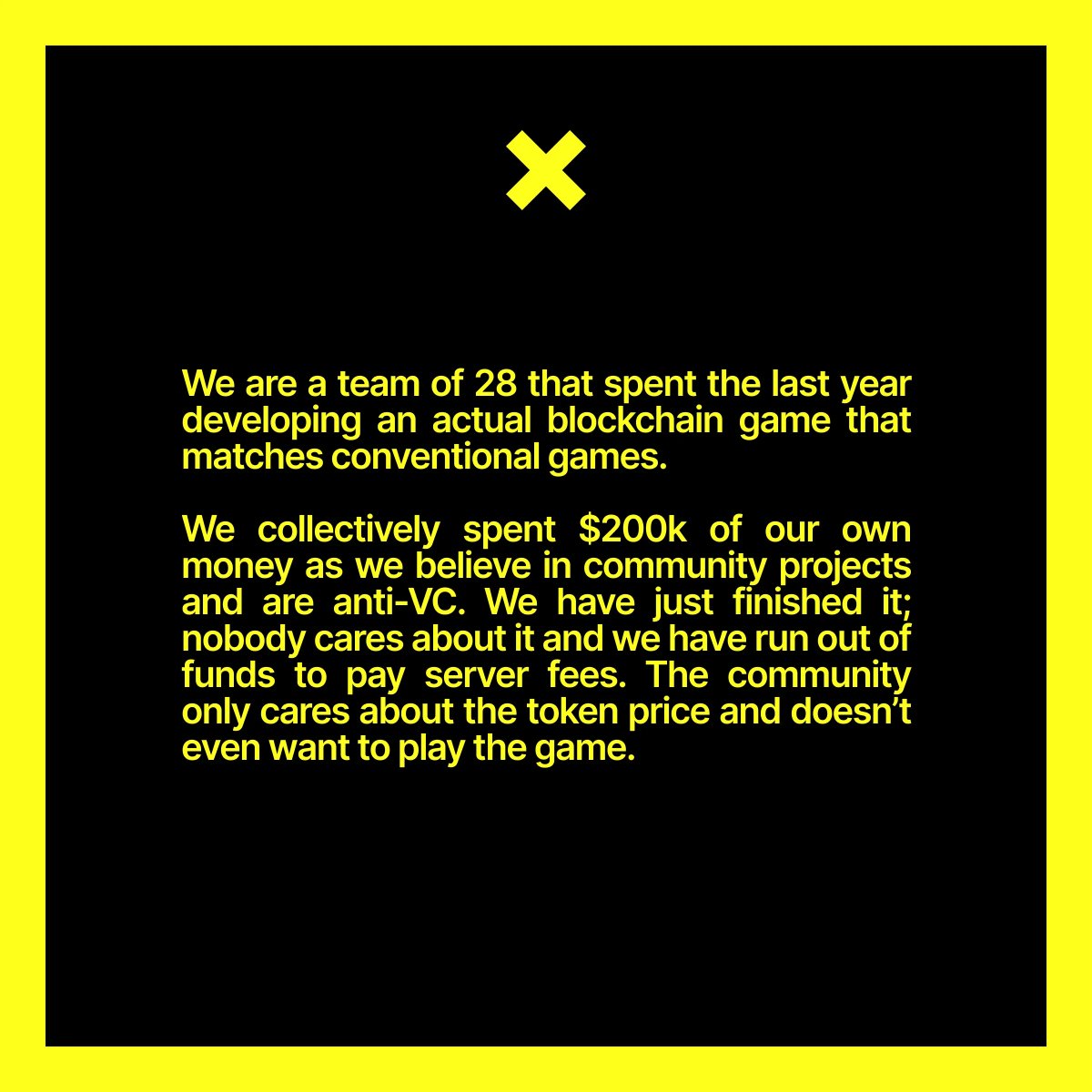 We have just finished it; nobody cares about it and we have run out of funds to pay server fees.