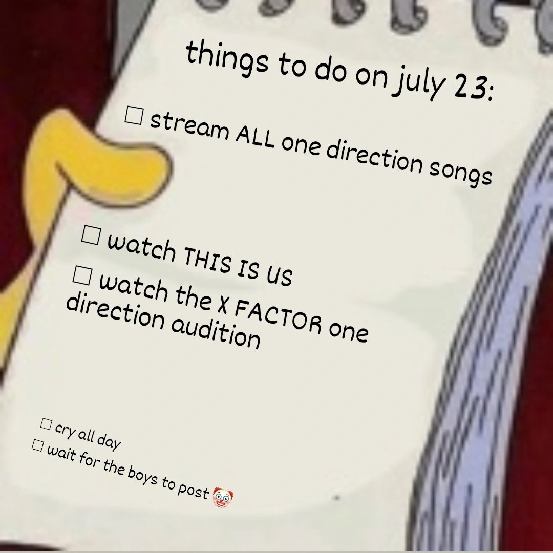 AAAMAZAYN's tweet photo. pov: directioners on july 23

#12yearsofonedirection https://t.co/uZSxMETRrE